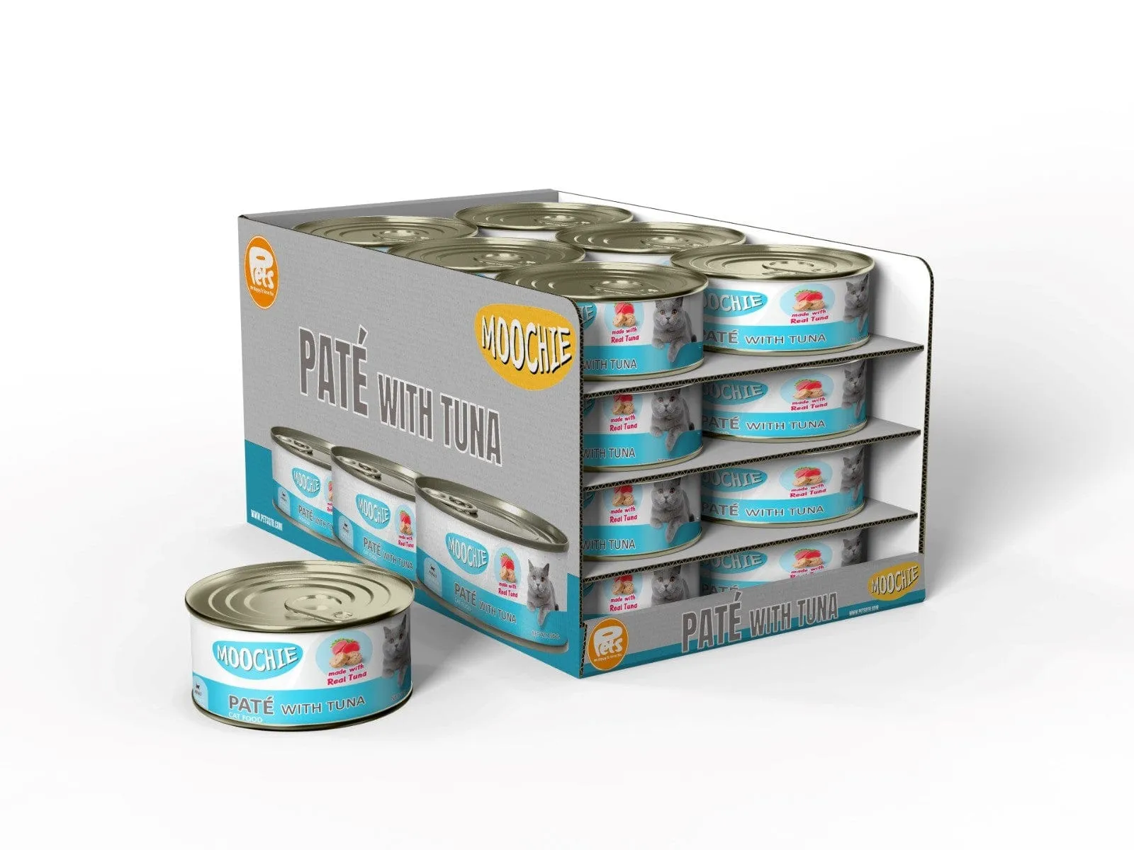 Moochie Loaf With Tuna Pate 24X156G. Can