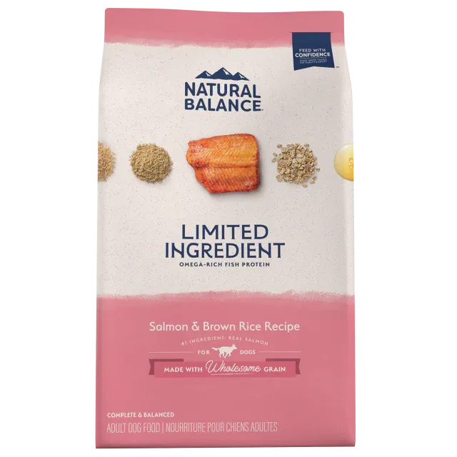 Natural Balance Limited Ingredient Salmon & Brown Rice Recipe Dry Dog Food