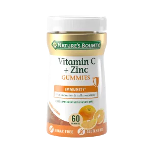 Natures Bounty Vitamin C & Zinc Immunity Gummies 60