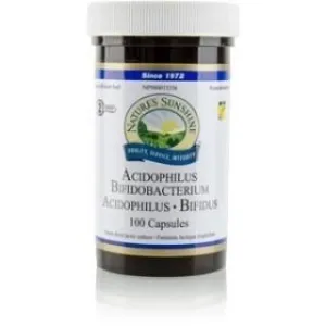 Nature's sunshine - acidophilus bifidobacterium -100 caps