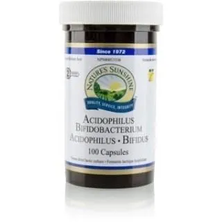 Nature's sunshine - acidophilus bifidobacterium -100 caps
