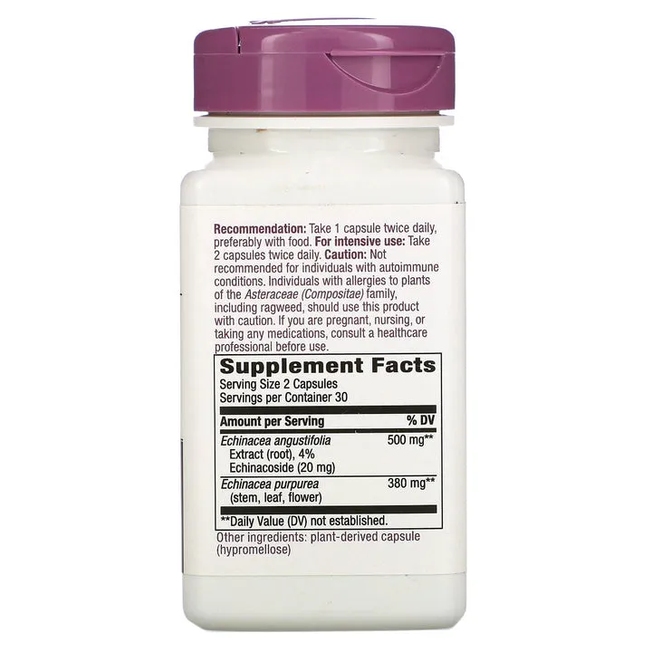 Nature's Way Echinacea Premium Vegetable Capsules 60ct