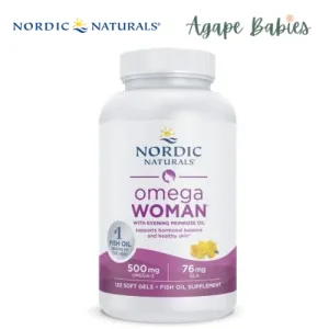 Nordic Naturals Omega Woman 500 mg - Lemon, 120 sgls.