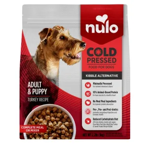 Nulo Cold Pressed Meals Turkey Dog Food 4lb