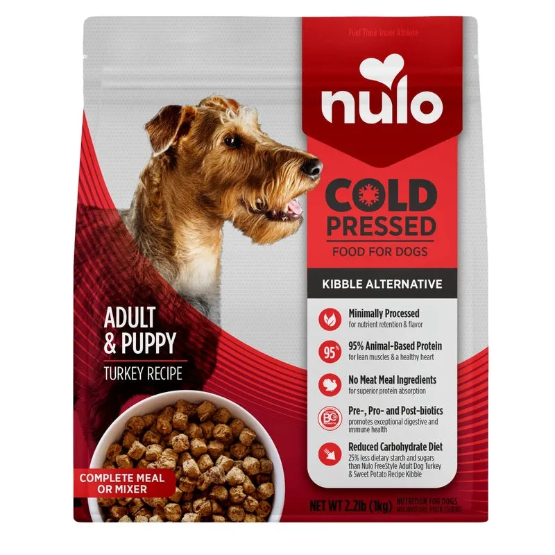 Nulo Cold Pressed Meals Turkey Dog Food 4lb
