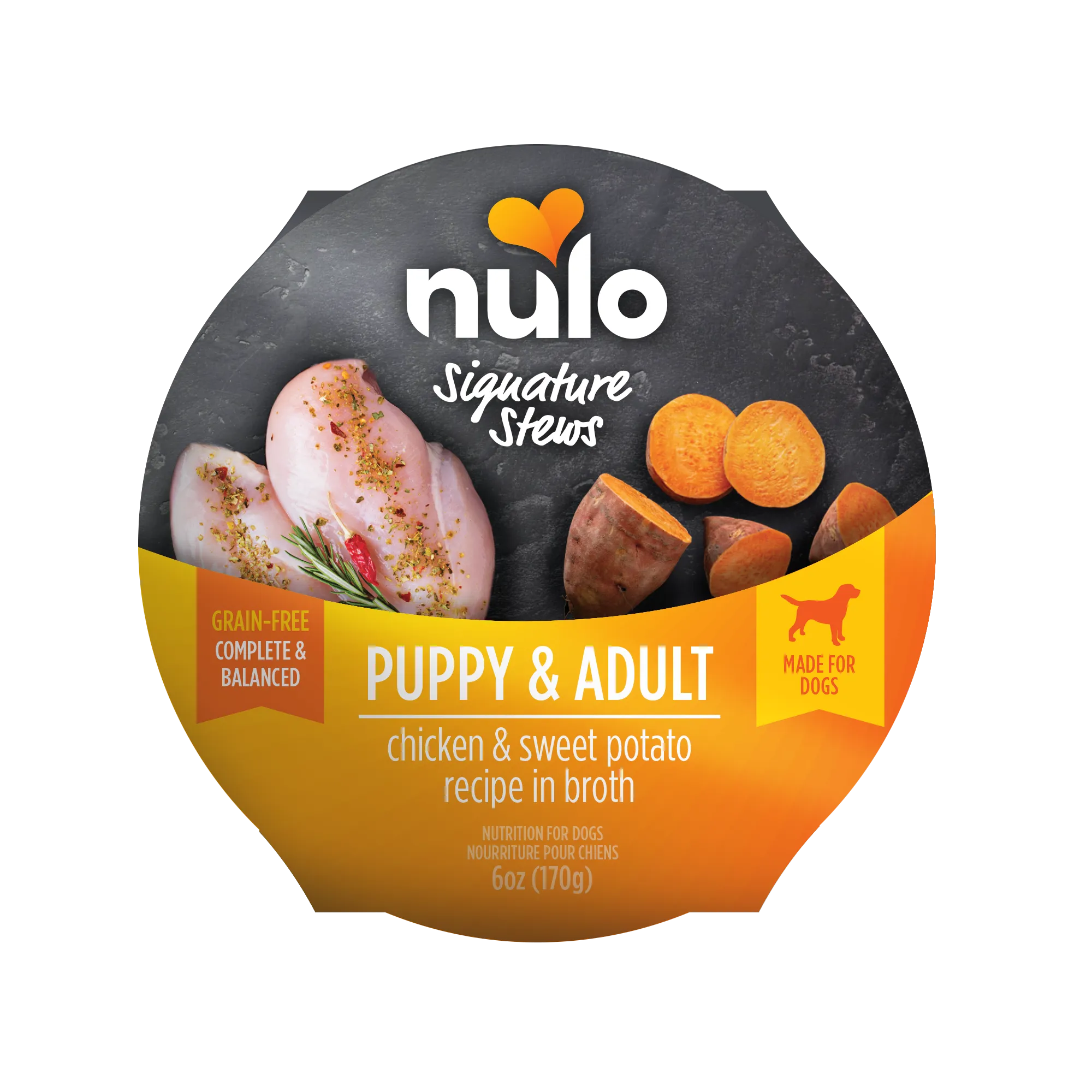 Nulo Signature Stews Grain-Free Chicken & Sweet Potato In Broth Recipe 6-oz, Wet Dog Food