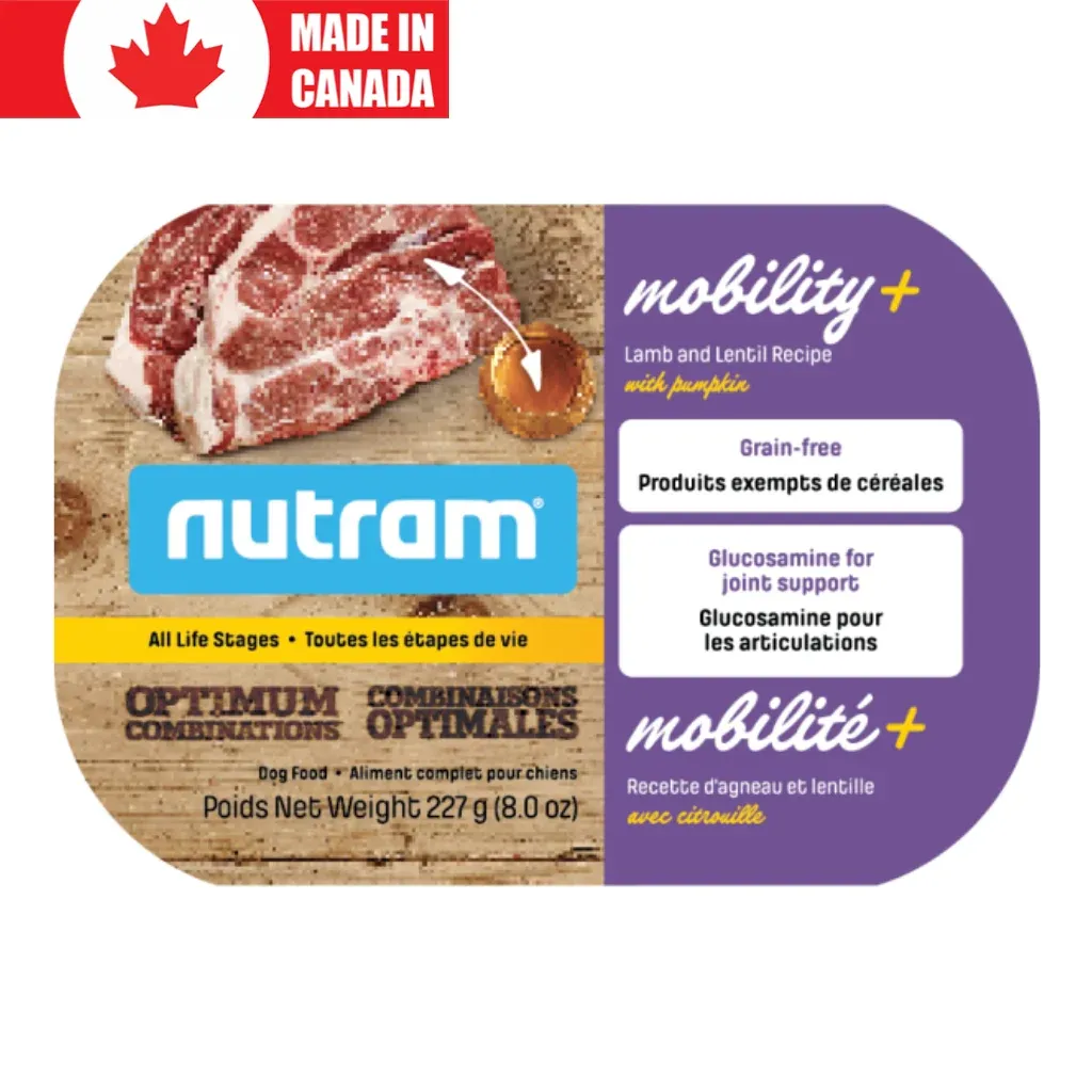 Nutram Optimum Combinations Mobility  Lamb & Lentil Dog Wet Food