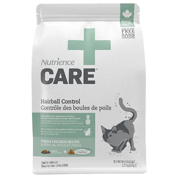 Nutrience Care  Hairball Control Dry Cat Food, 2.27kg
