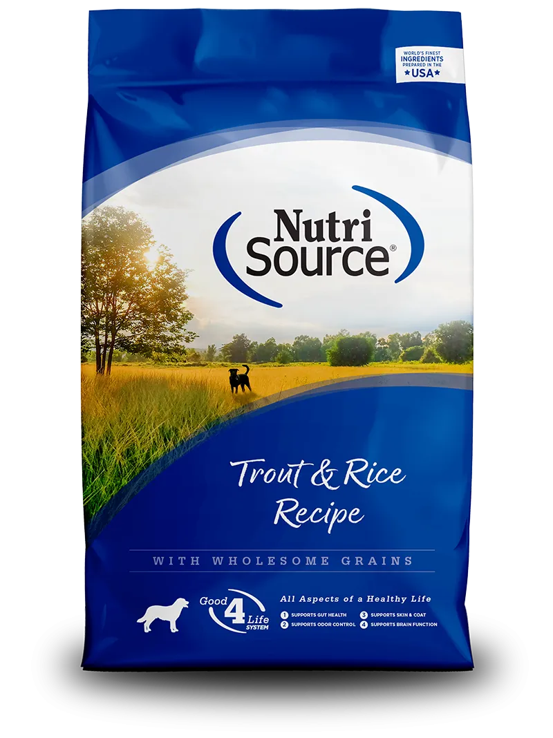 Nutrisource Trout & Rice Dry Dog Food