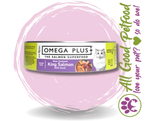 Omega Plus King Salmon with Duck 85g - 1 can