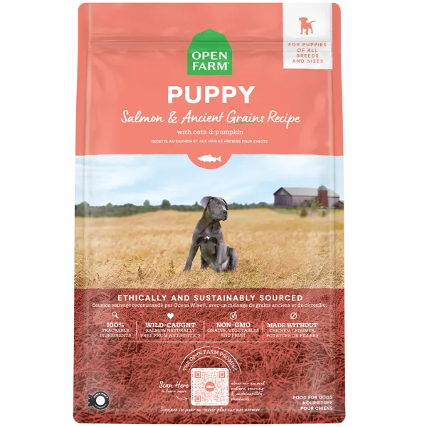 Open Farm Dog Ancient Grain Puppy Salmon