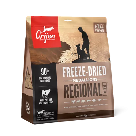 Orijen Medallions Regional Red Recipe, Freeze-Dried Dog Food