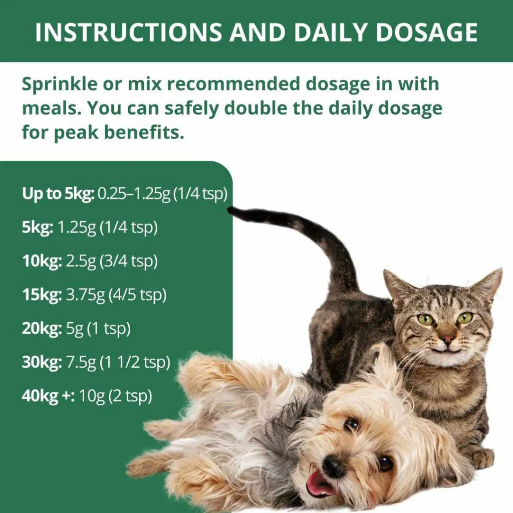PetWell Digest Natural Pet Digestion Supplement for Dogs and Cats 125g