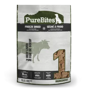 PureBites Freeze Dried Beef Liver Dog Treats