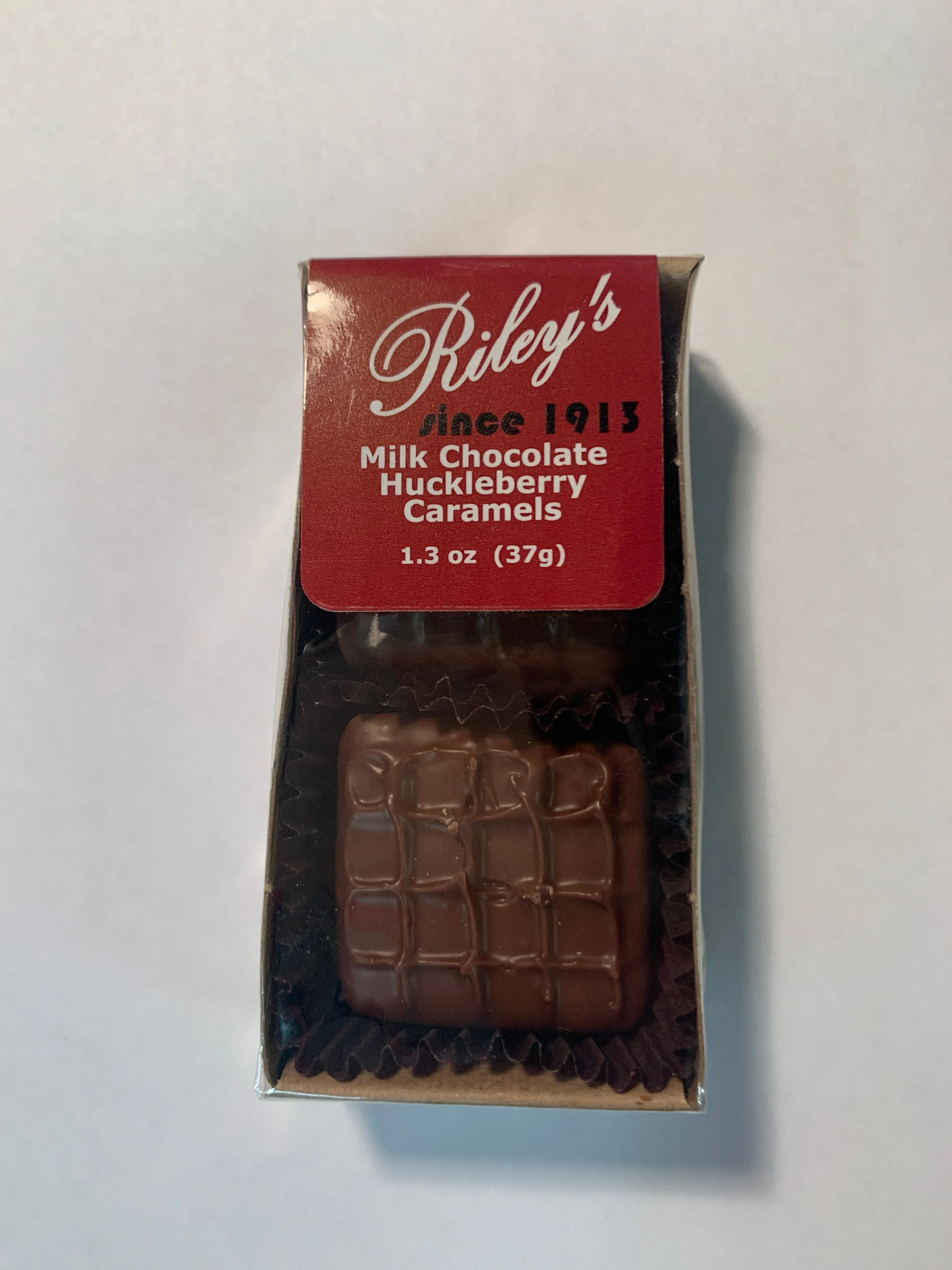 Riley’s Milk Chocolate Huckleberry Caramels
