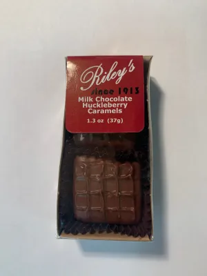 Riley’s Milk Chocolate Huckleberry Caramels