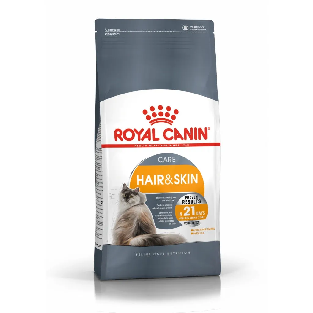 Royal Canin Hair & Skin Care 2kg Adult Dry Cat Food - Feline Care Nutrition