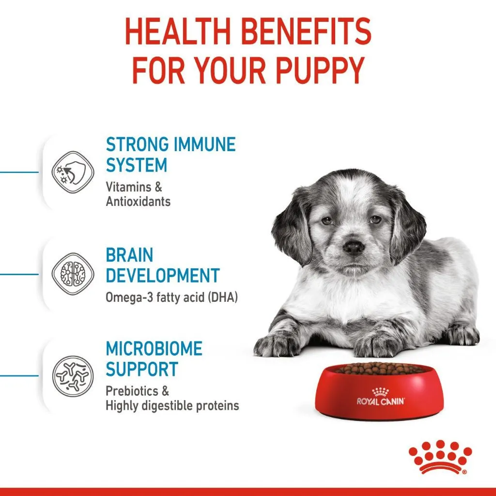 Royal Canin Medium Puppy 1kg Dry Dog Food - Size Health Nutrition