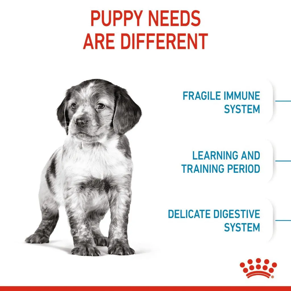 Royal Canin Medium Puppy 1kg Dry Dog Food - Size Health Nutrition