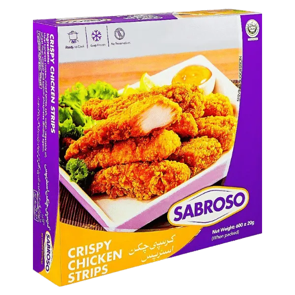 SABROSO CRISPY CHICKEN STRIPS 600G