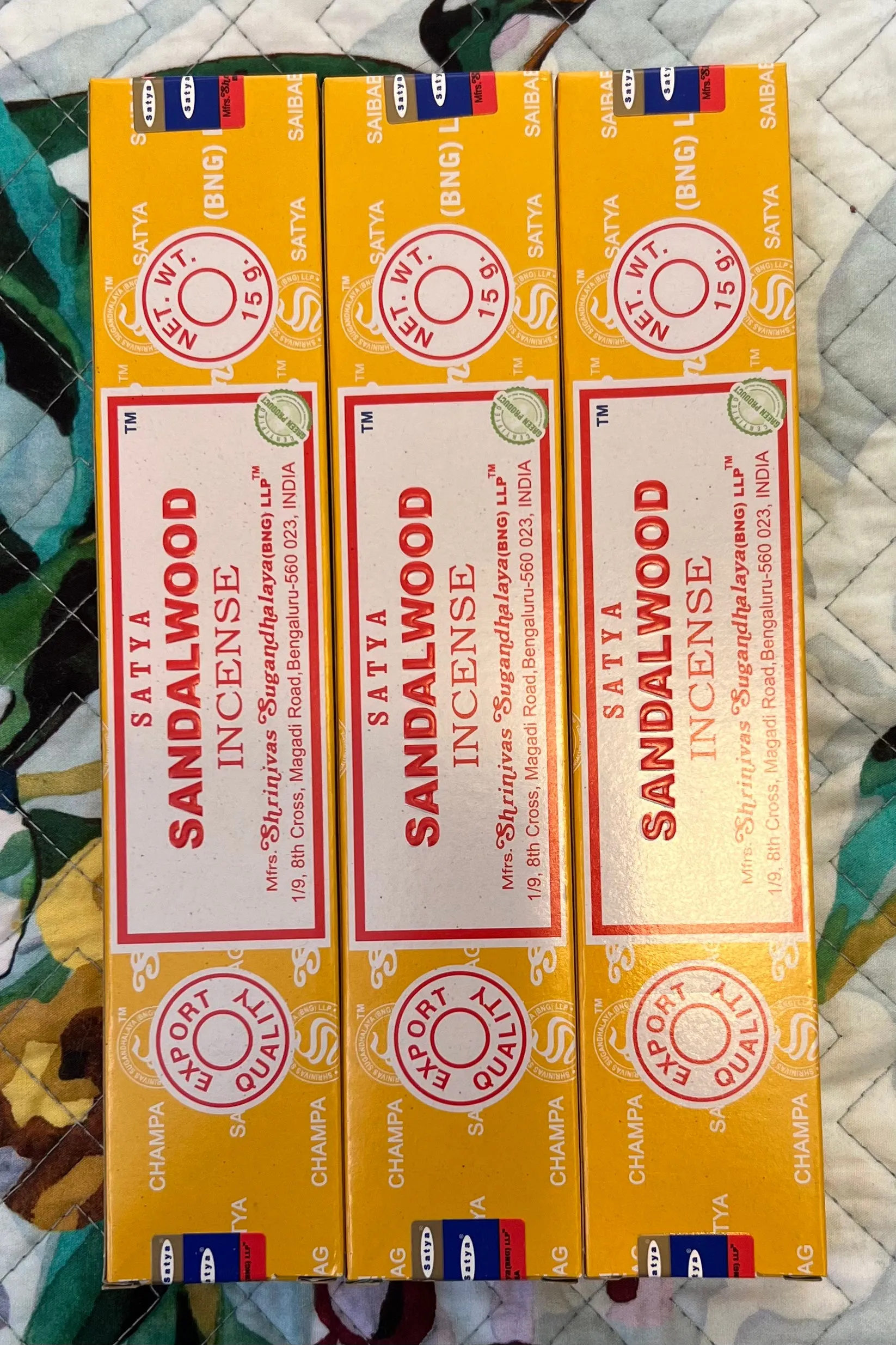 SANDALWOOD INCENSE X 3