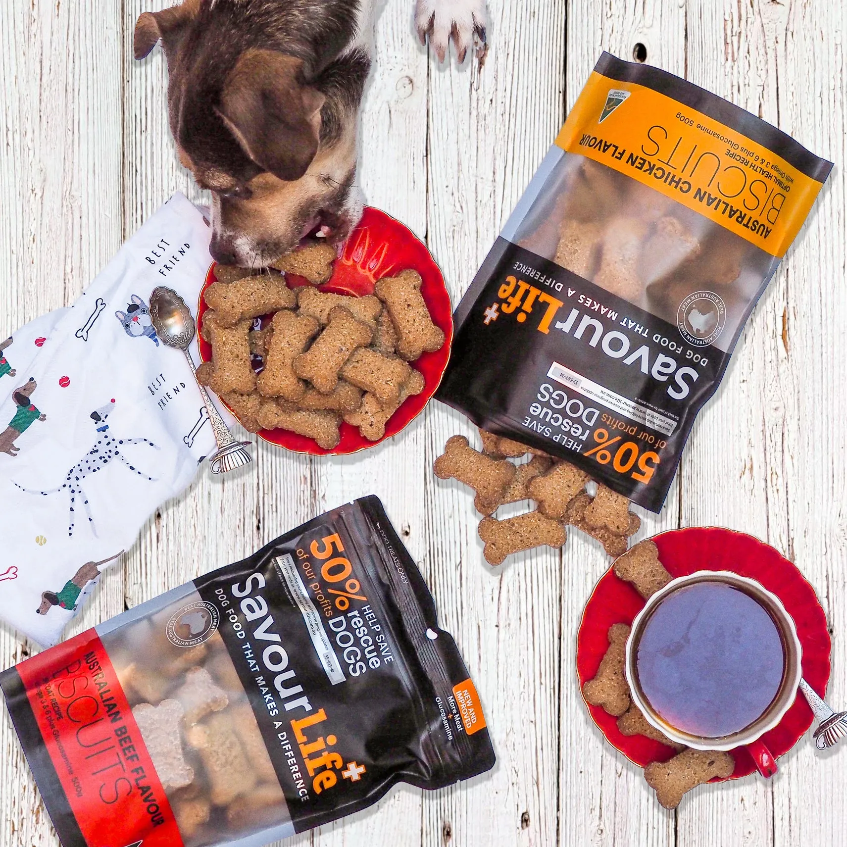 SavourLife Dog Treat Australian Chicken Flavour Biscuits 500g