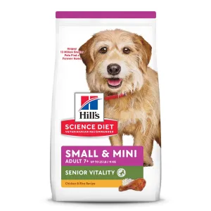 Science Diet Youthful Vitality Adult 7  Small Dog & Toy Breed Dry Dog Food
