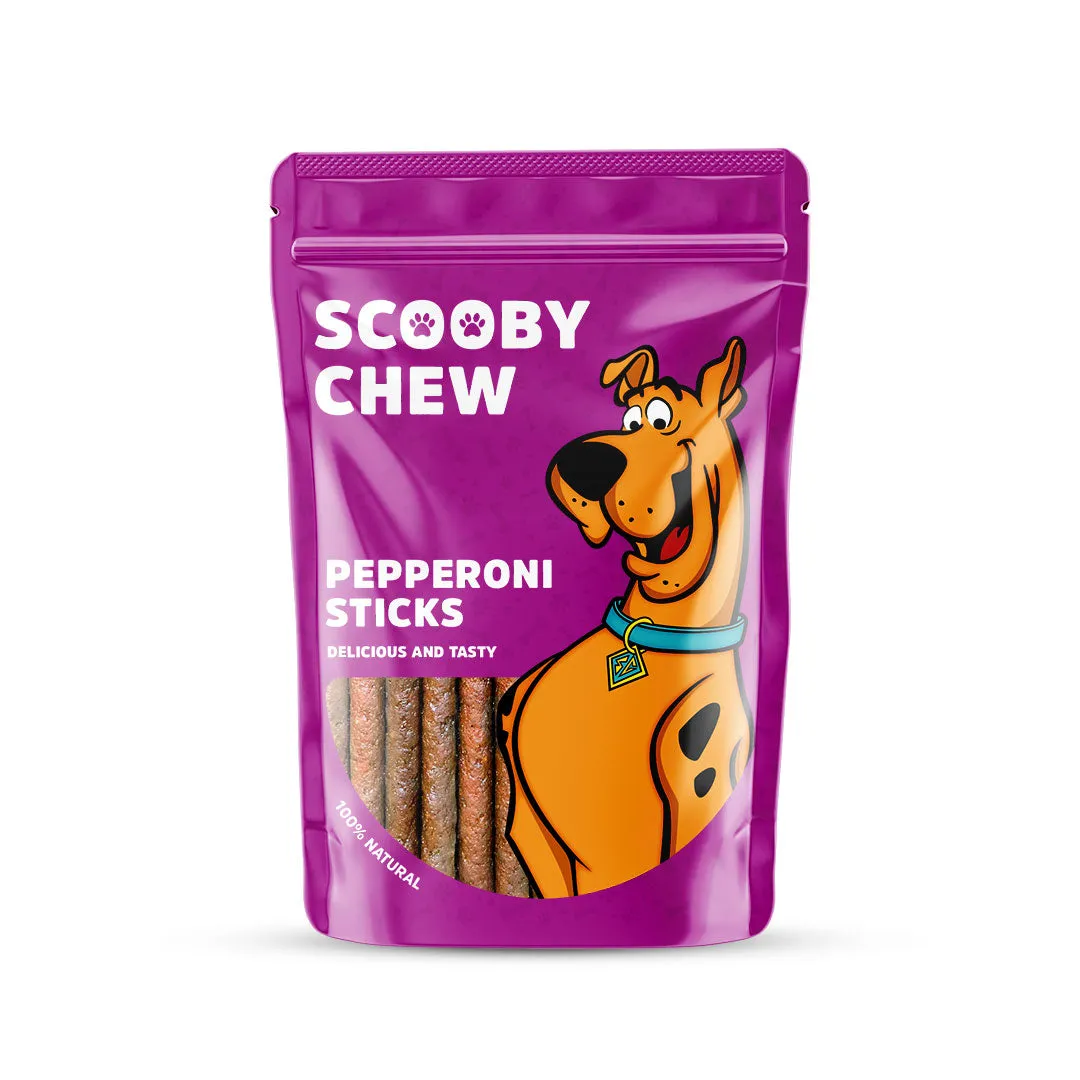 Scooby Chew Pepperoni Sticks - Dog Treats 120g