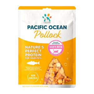 Singapaw Dogs & Cats Pacific Ocean Air Dried Pollock With Fish Roe Soft Bite