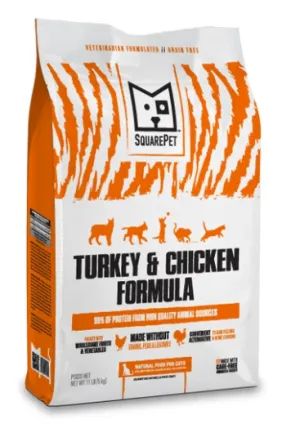 SquarePet Cat Food - Turkey & Chicken Formula