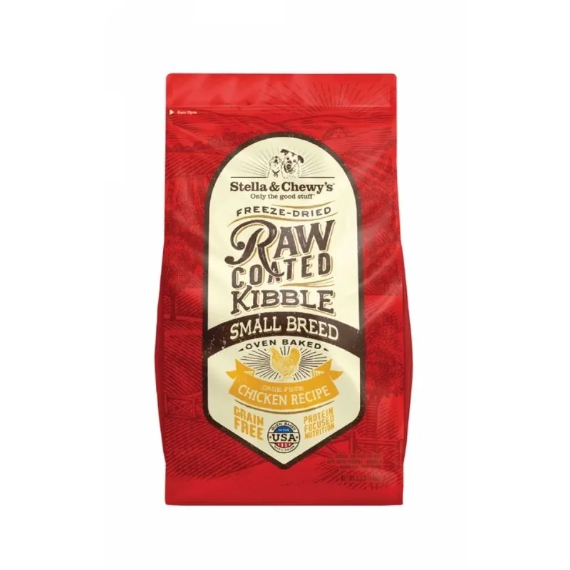 Stella & Chewy's - Freeze Dried Raw Coated Kibble - Oven Baked For Small Breed (Cage-Free Chicken Recipe)