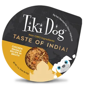 Tiki Dog Taste Of India Indian Chicken Masala 3-oz, Wet Dog Food