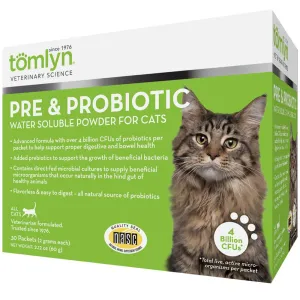 Tomlyn Pre & Probiotic Water Soluble Powder for Cats 60g