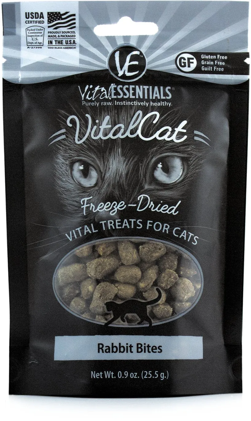 Vital Essentials Cat Freeze Dried Rabbit .9 oz.