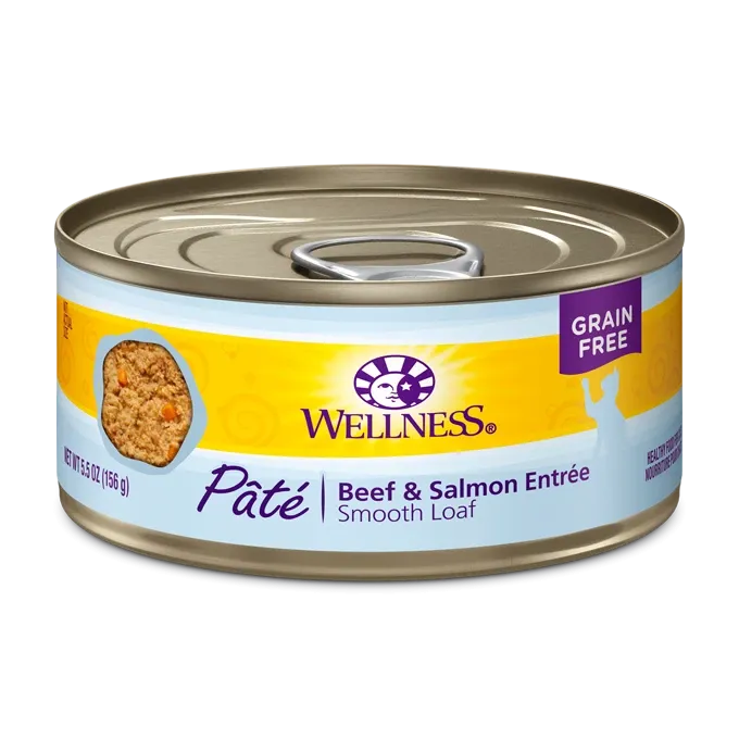 Wellness Beef & Salmon Wet Cat Food