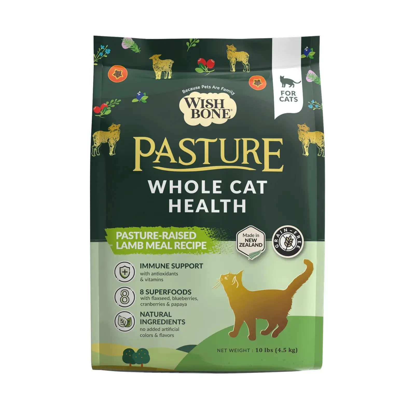 Wishbone - Pasture - New Zealand Lamb Dry Cat Food