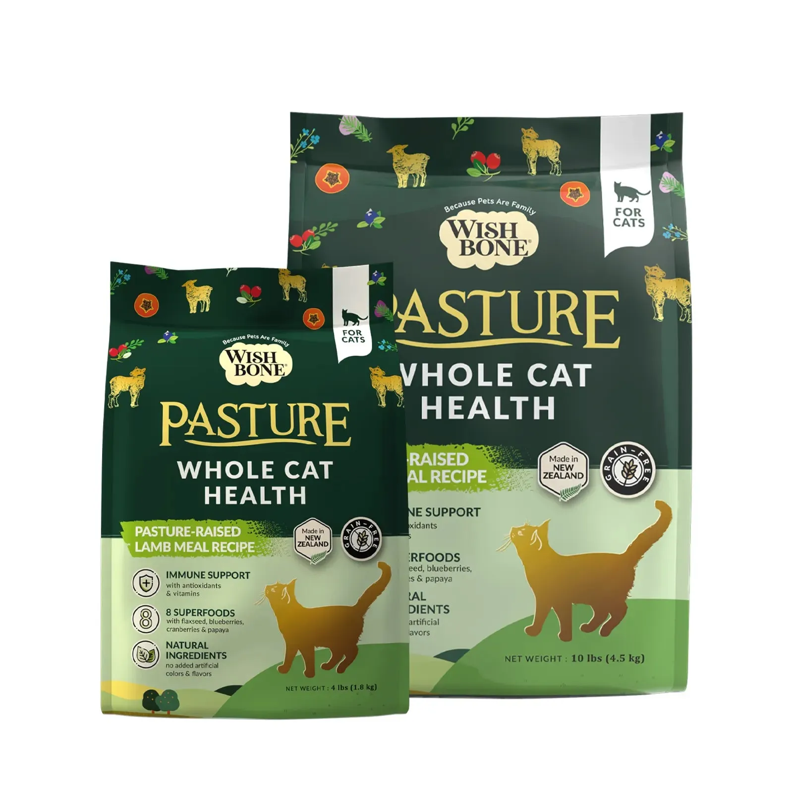 Wishbone - Pasture - New Zealand Lamb Dry Cat Food