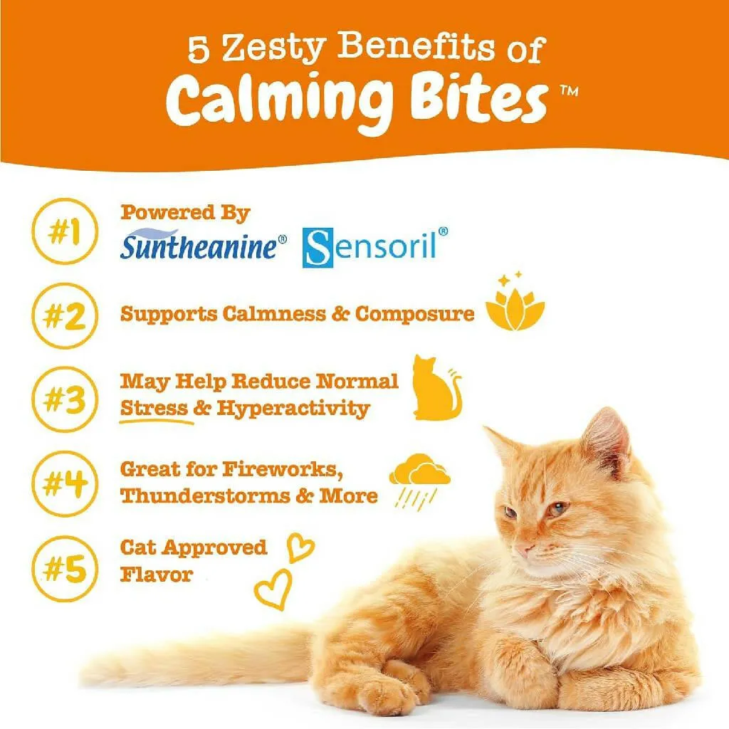 Zesty Paws Hairball Bites Salmon Flavored Chews for Cats (60 ct)
