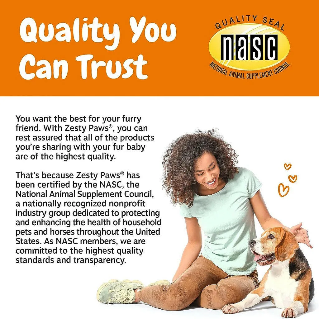 Zesty Paws Probiotic Bites Pumpkin Flavored Chews for Dogs (90 ct)